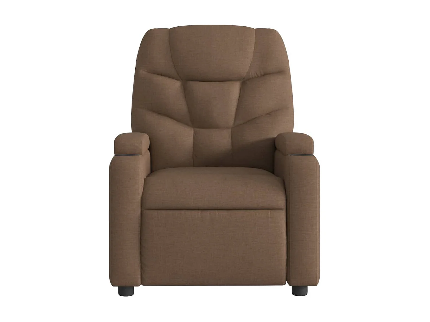 Fauteuil massant inclinable Marron Tissu
