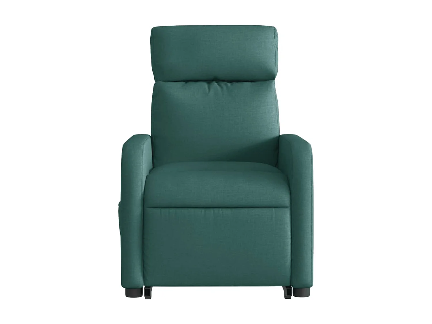 Fauteuil inclinable massant Vert foncé Tissu