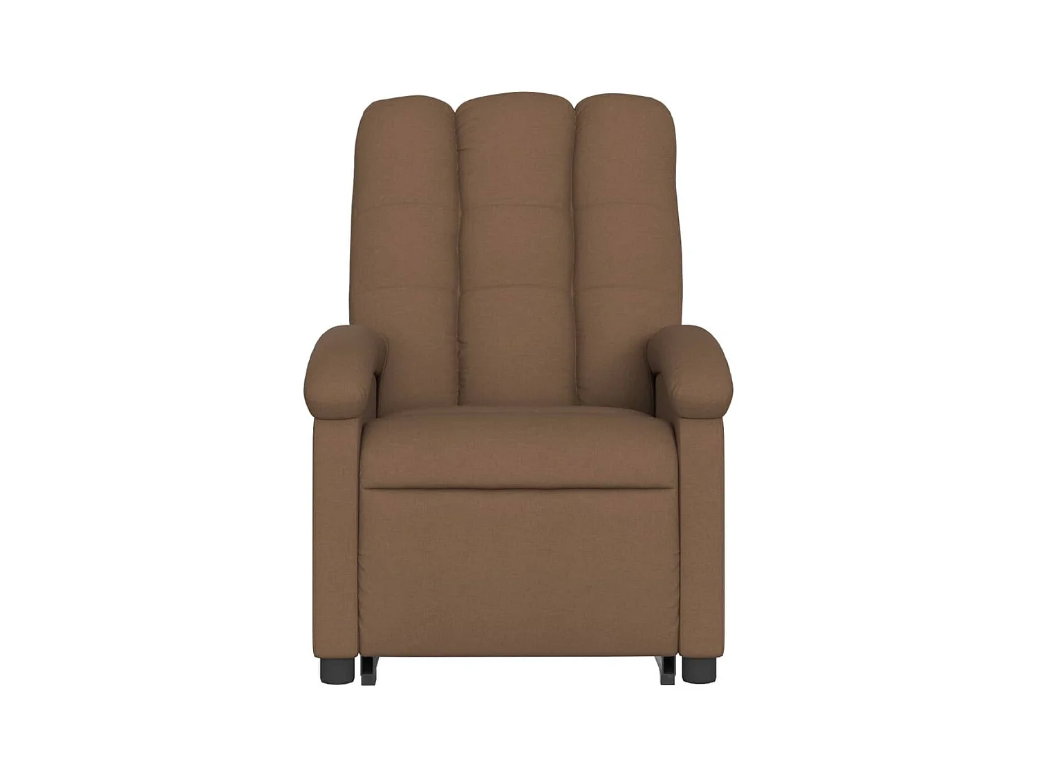Fauteuil massant inclinable Marron Tissu