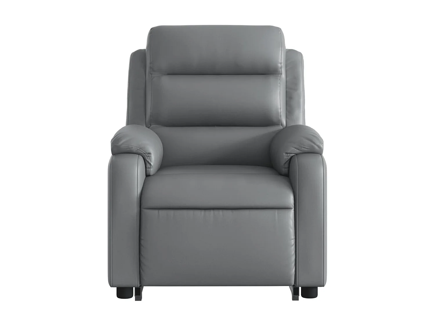 Fauteuil inclinable massant Gris Similicuir