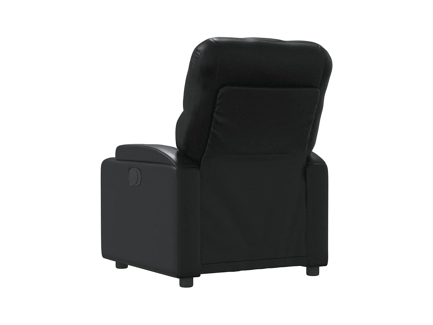 Fauteuil massant inclinable Noir Similicuir