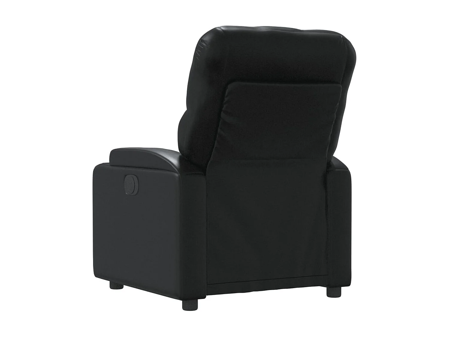 Fauteuil massant inclinable Noir Similicuir