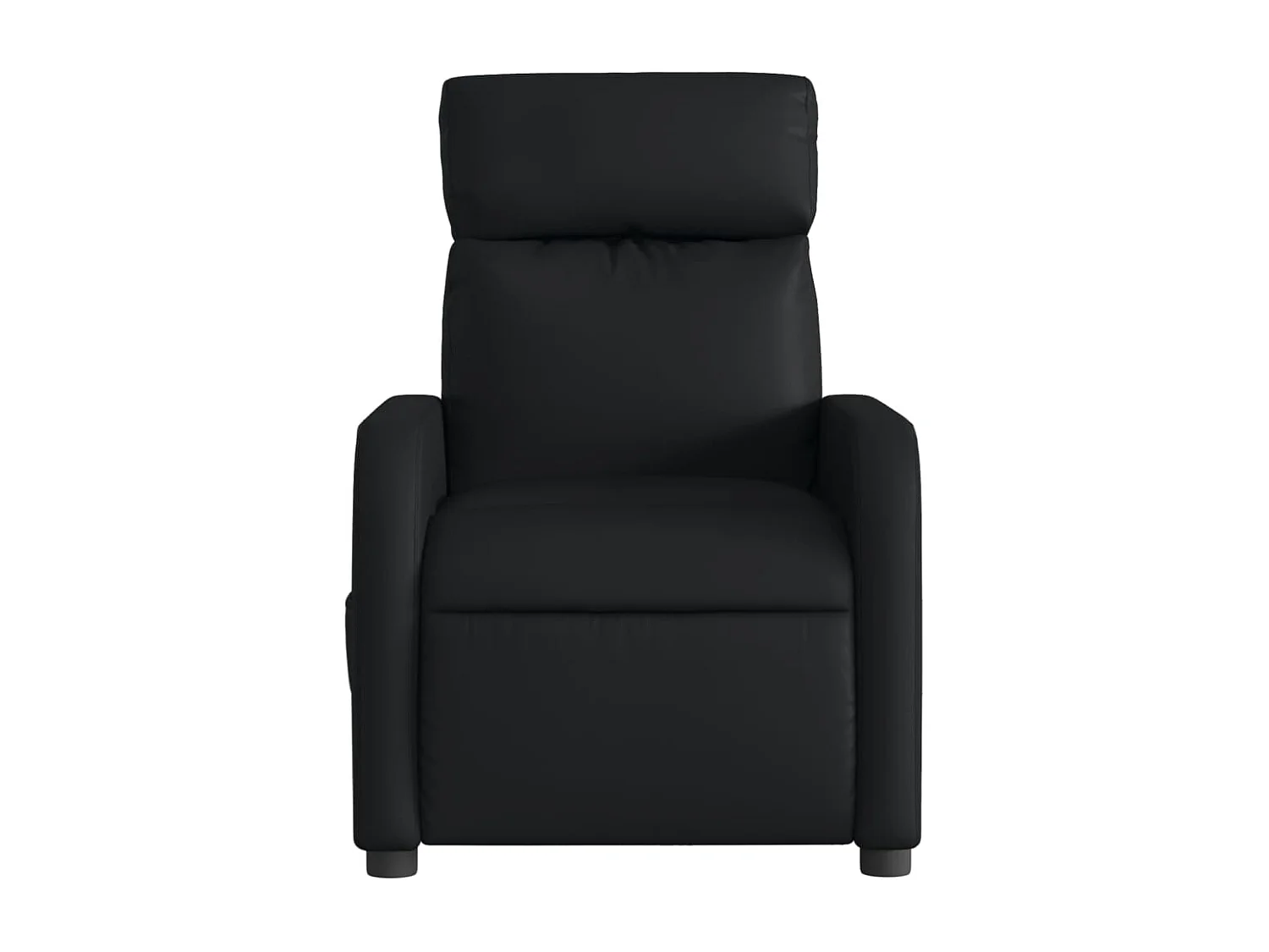 Fauteuil massant inclinable électrique noir similicuir