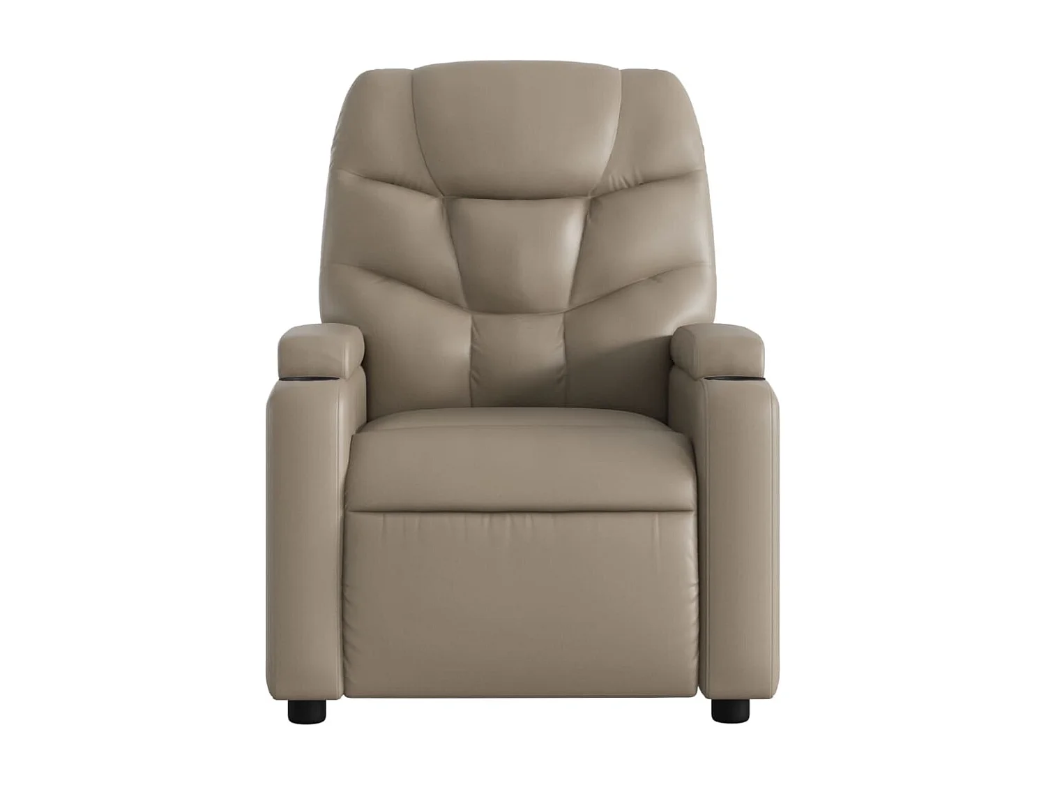 Fauteuil massant inclinable Cappuccino Similicuir