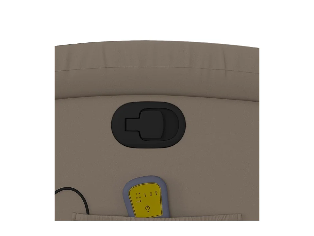 Fauteuil massant inclinable Cappuccino Similicuir