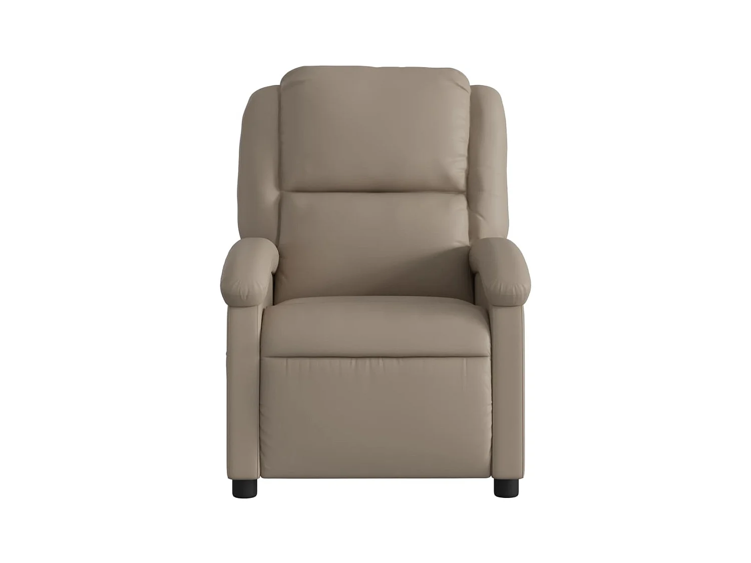 Fauteuil massant inclinable Cappuccino Similicuir
