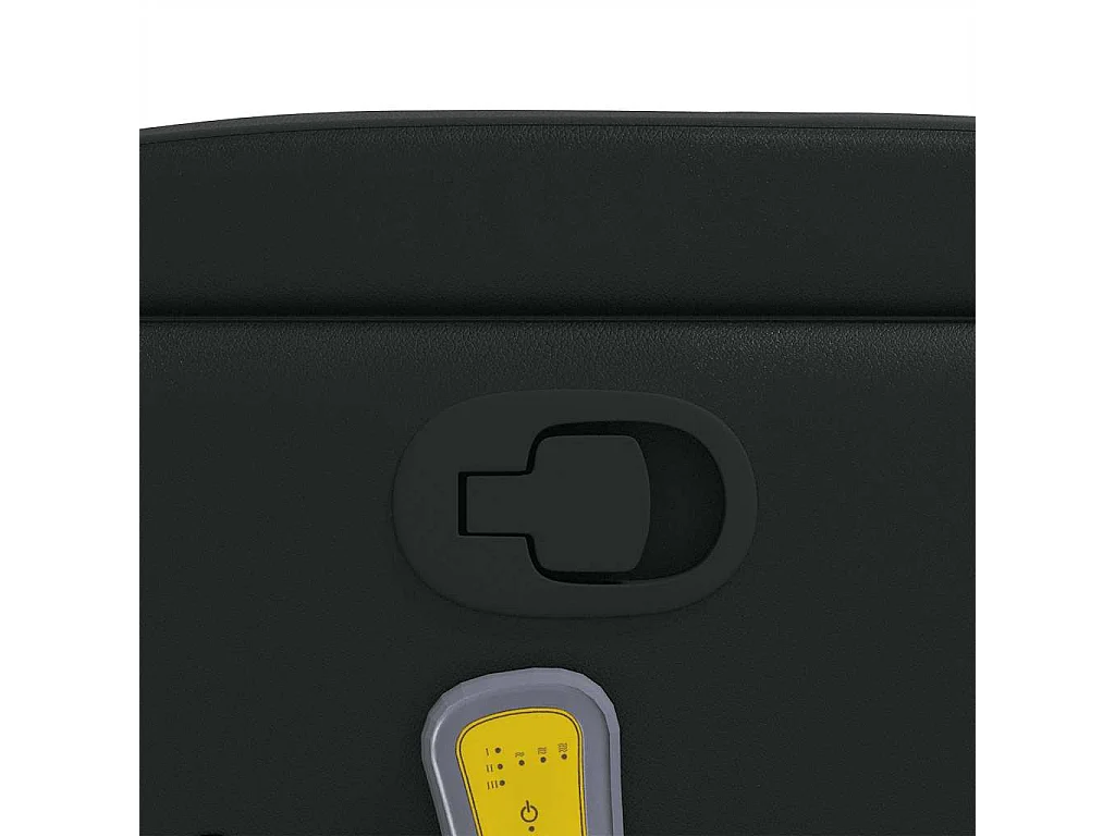 Fauteuil massant inclinable Noir Similicuir