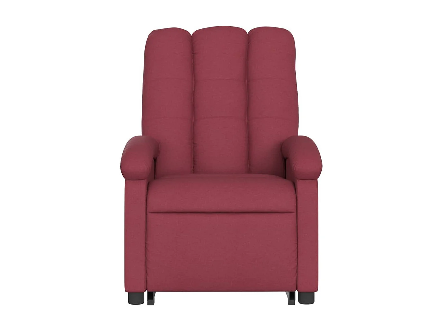 Fauteuil inclinable massant Rouge bordeaux Tissu