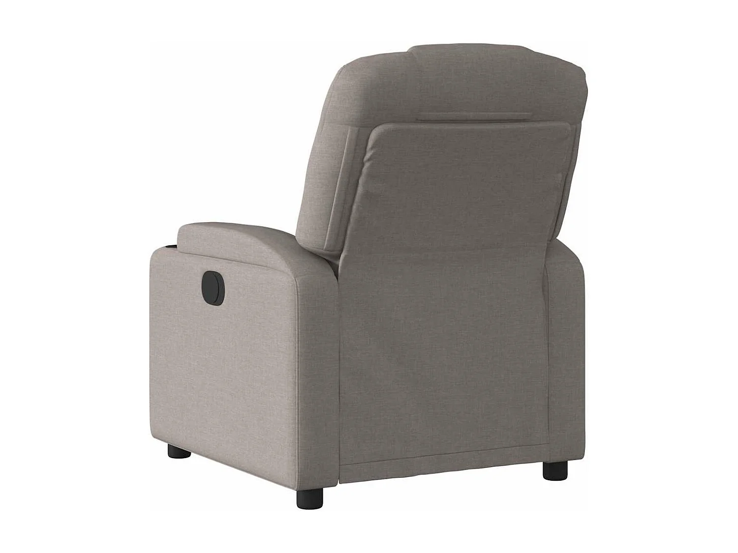 Fauteuil massant inclinable électrique Taupe Tissu