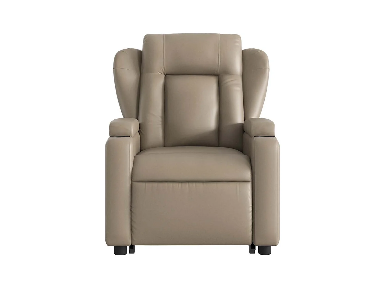 Fauteuil inclinable massant Cappuccino Similicuir