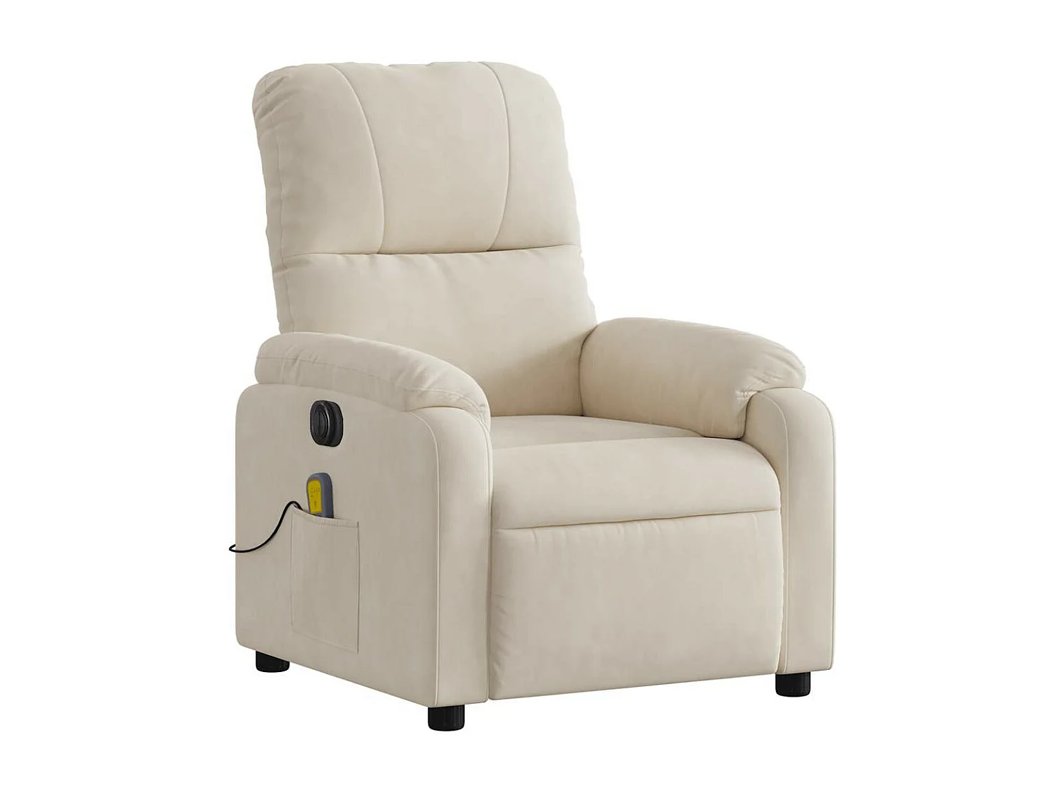 Fauteuil inclinable massant électrique beige