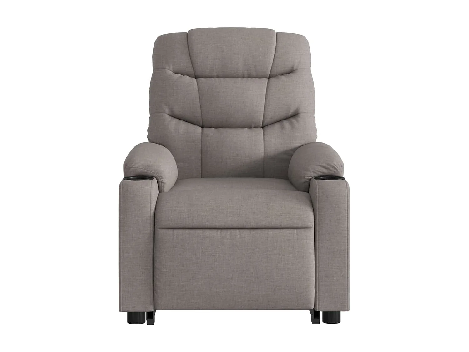 Fauteuil inclinable massant Taupe Tissu