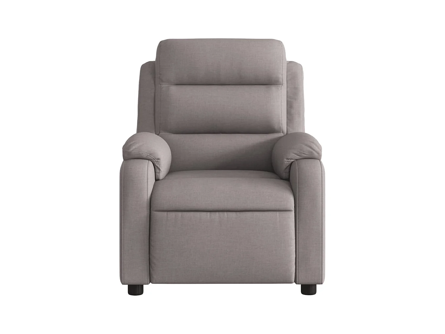 Fauteuil massant inclinable Taupe Tissu