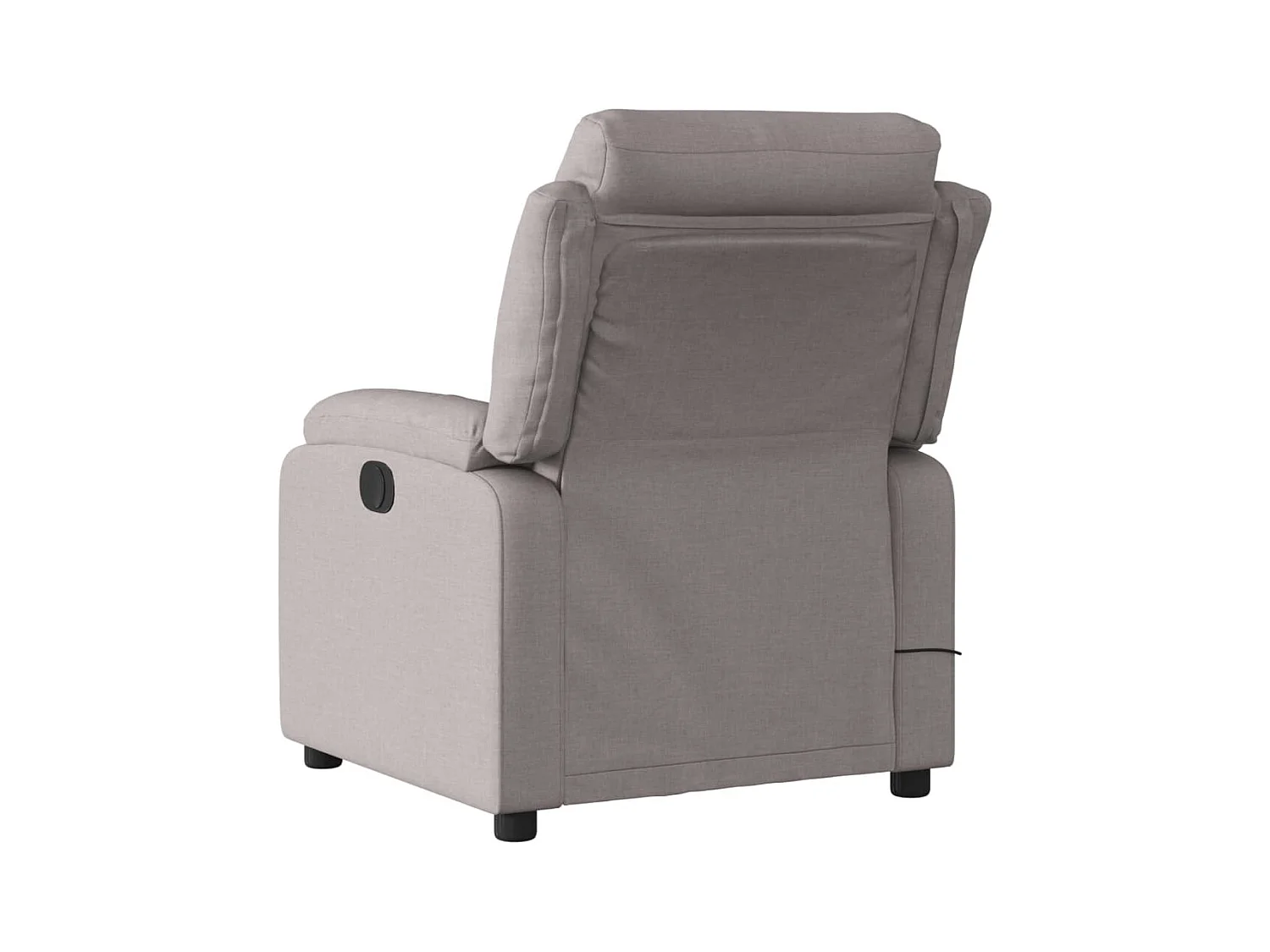 Fauteuil massant inclinable Taupe Tissu