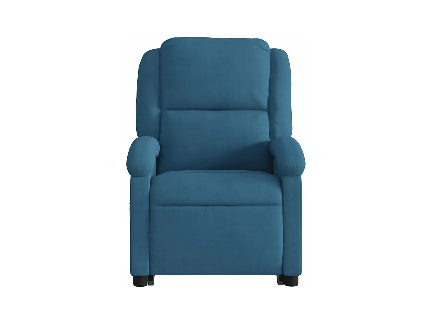 Fauteuil massant inclinable Bleu Velours