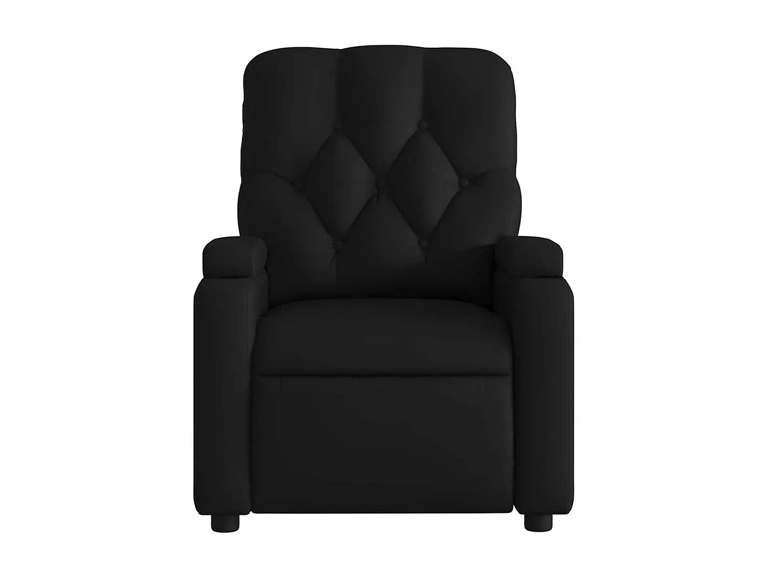 Fauteuil massant inclinable électrique noir similicuir