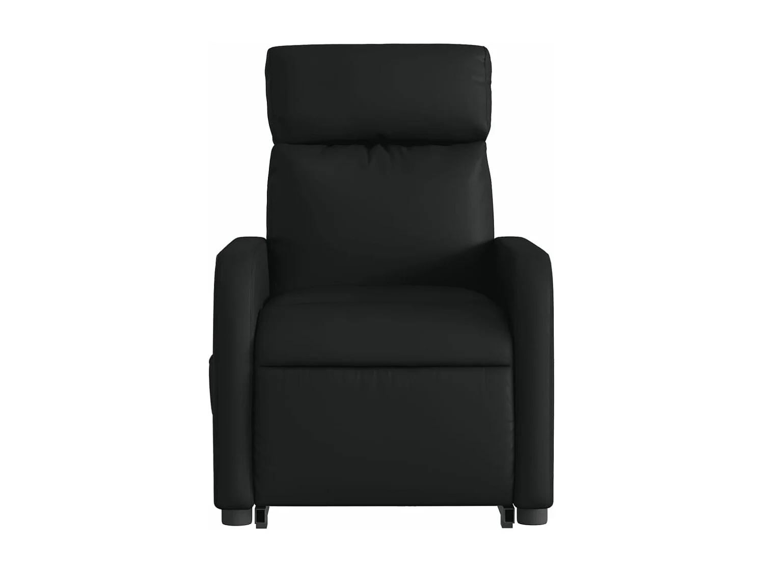 Fauteuil inclinable massant électrique noir similicuir
