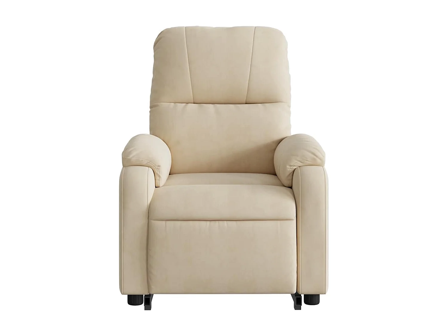 Fauteuil inclinable massant électrique crème