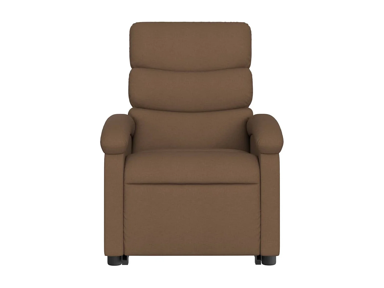 Fauteuil inclinable massant électrique Marron Tissu