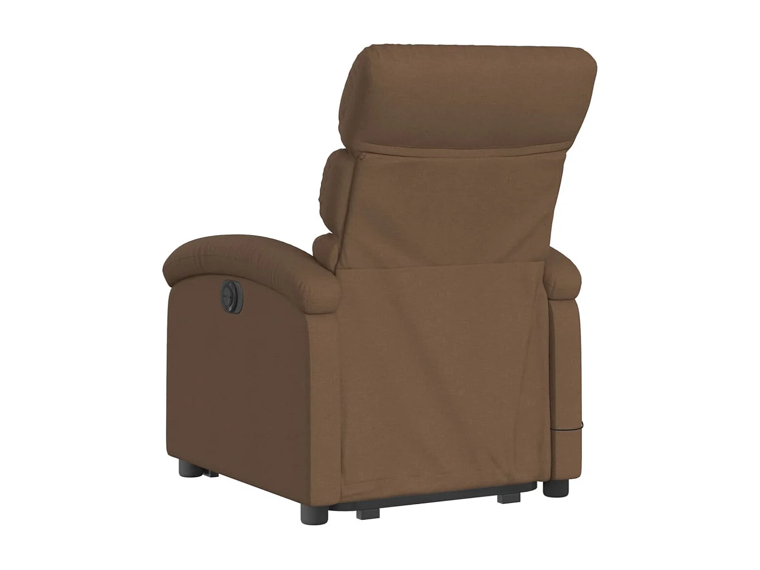 Fauteuil inclinable massant électrique Marron Tissu