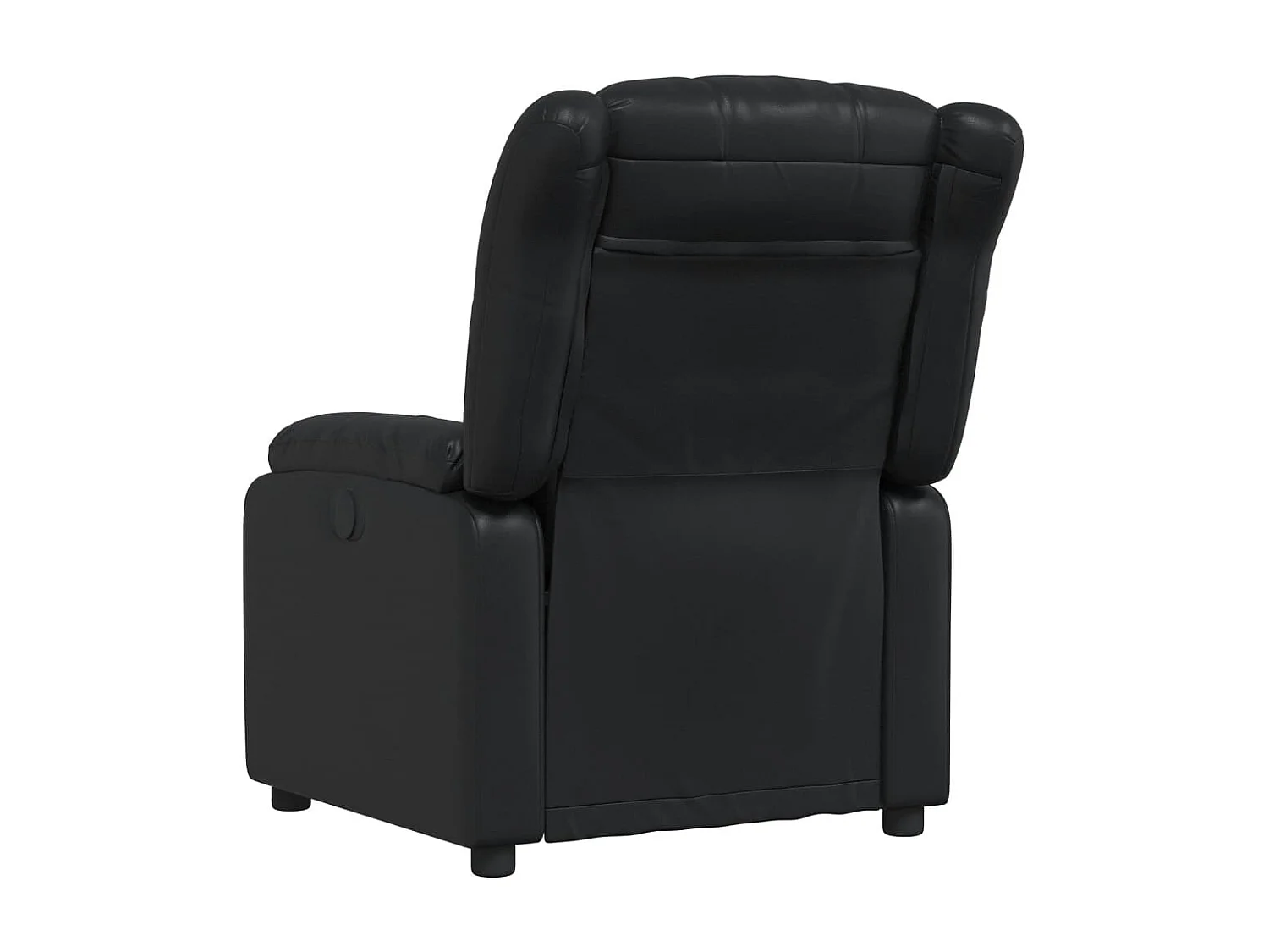 Fauteuil massant inclinable Noir Similicuir