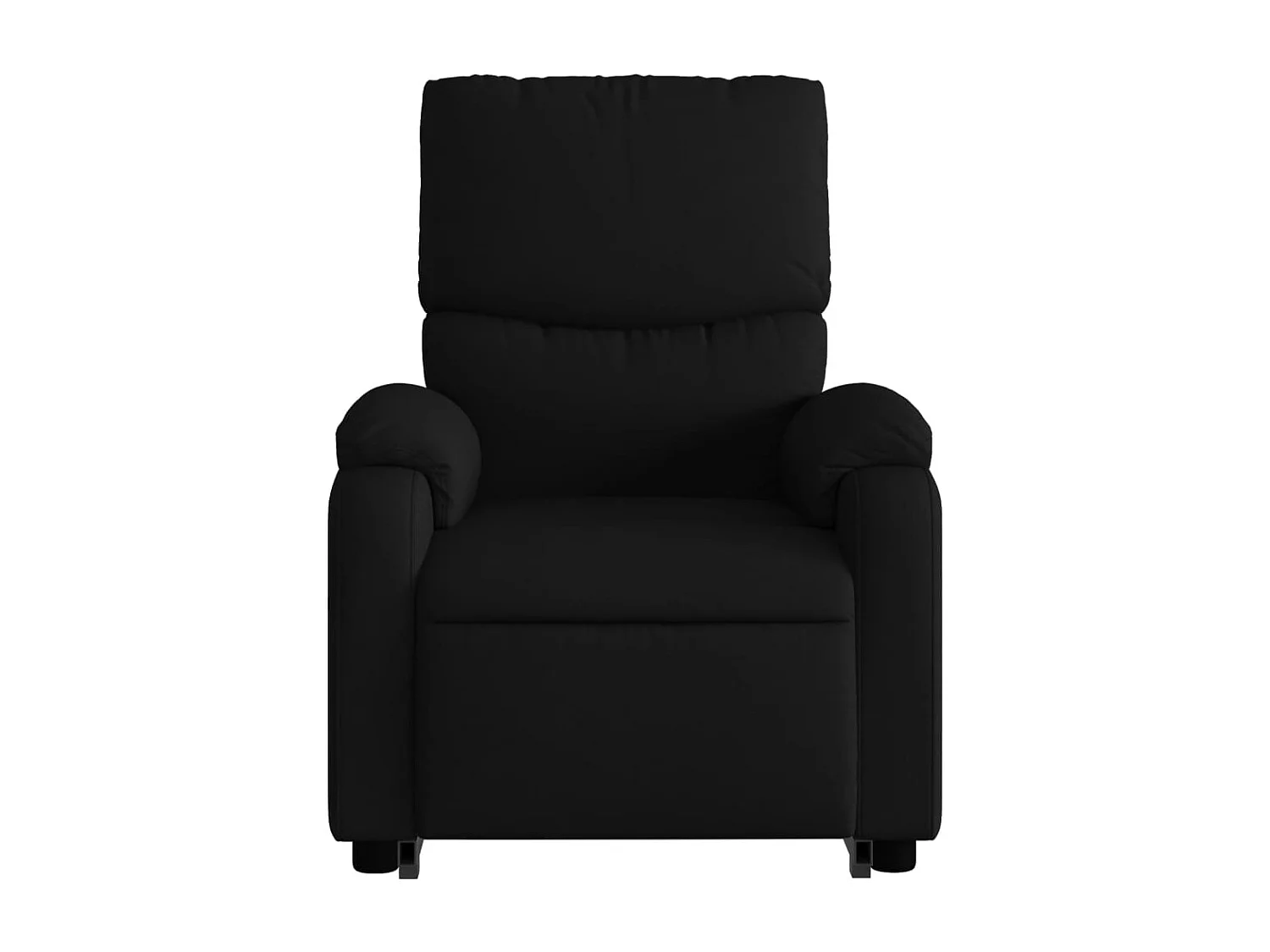 Sillón reclinable de masaje elevable tela negro