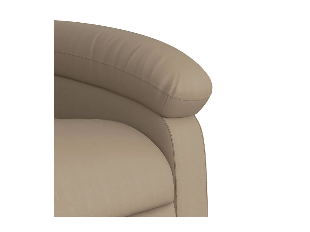 Fauteuil massant inclinable Cappuccino Similicuir