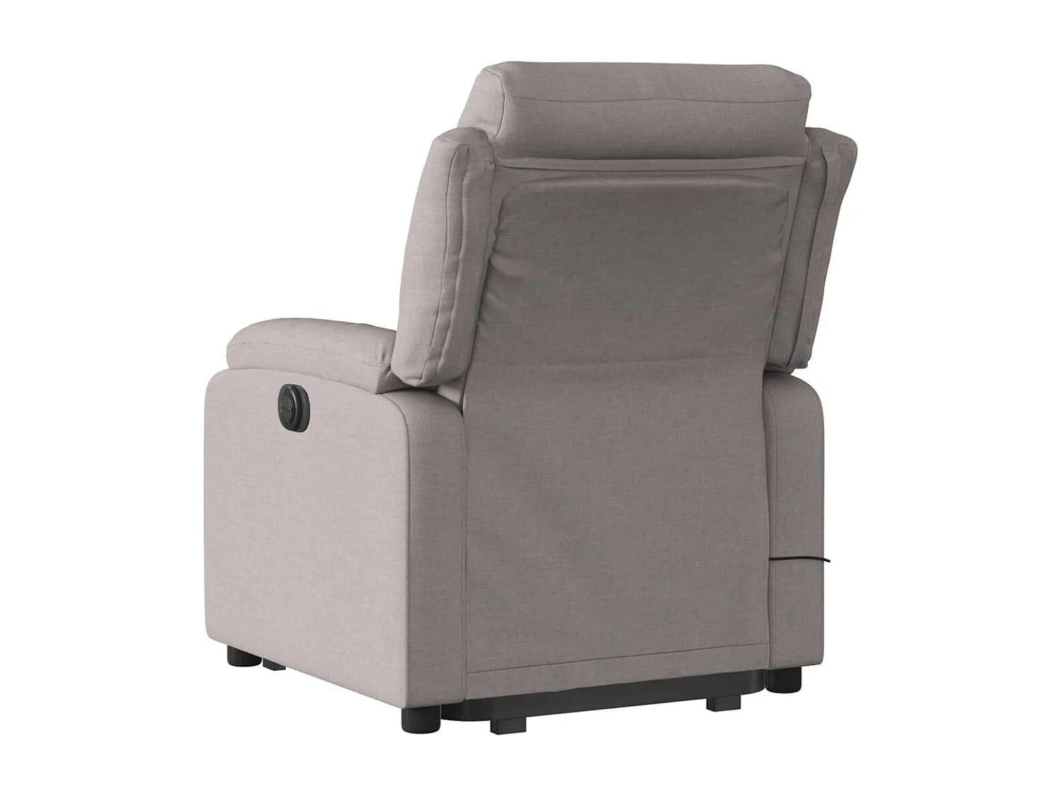 Fauteuil inclinable massant électrique Taupe Tissu