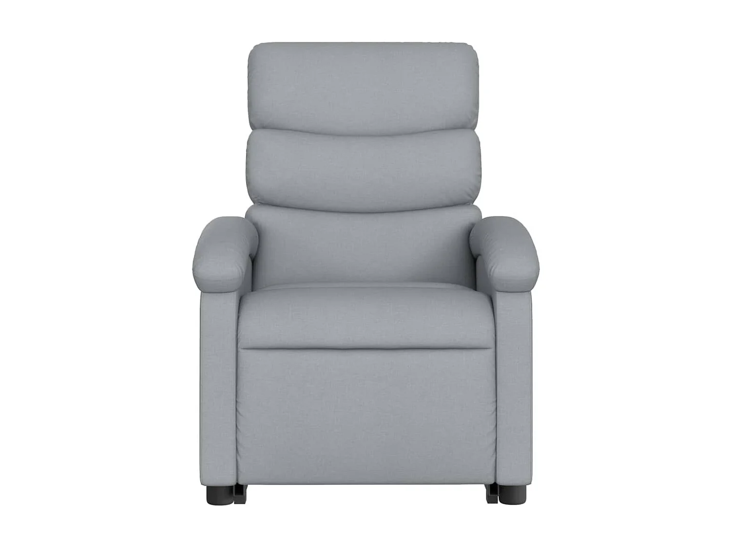 Fauteuil inclinable massant électrique Gris clair Tissu