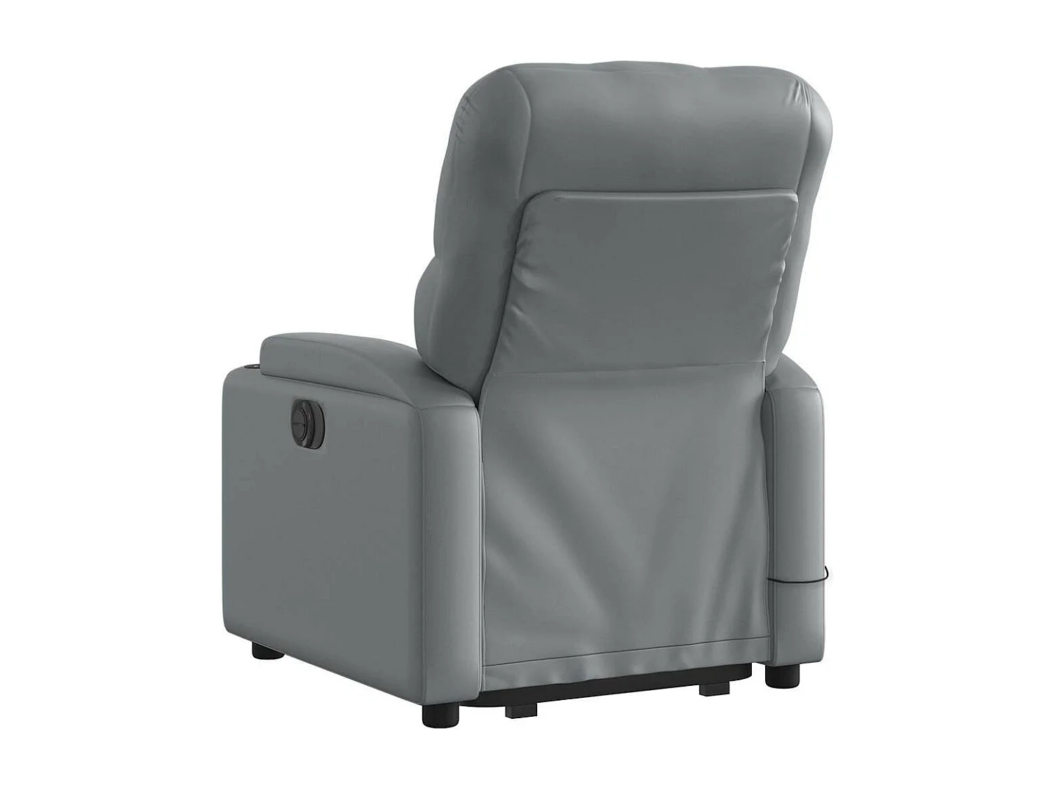 Fauteuil inclinable massant Gris Similicuir