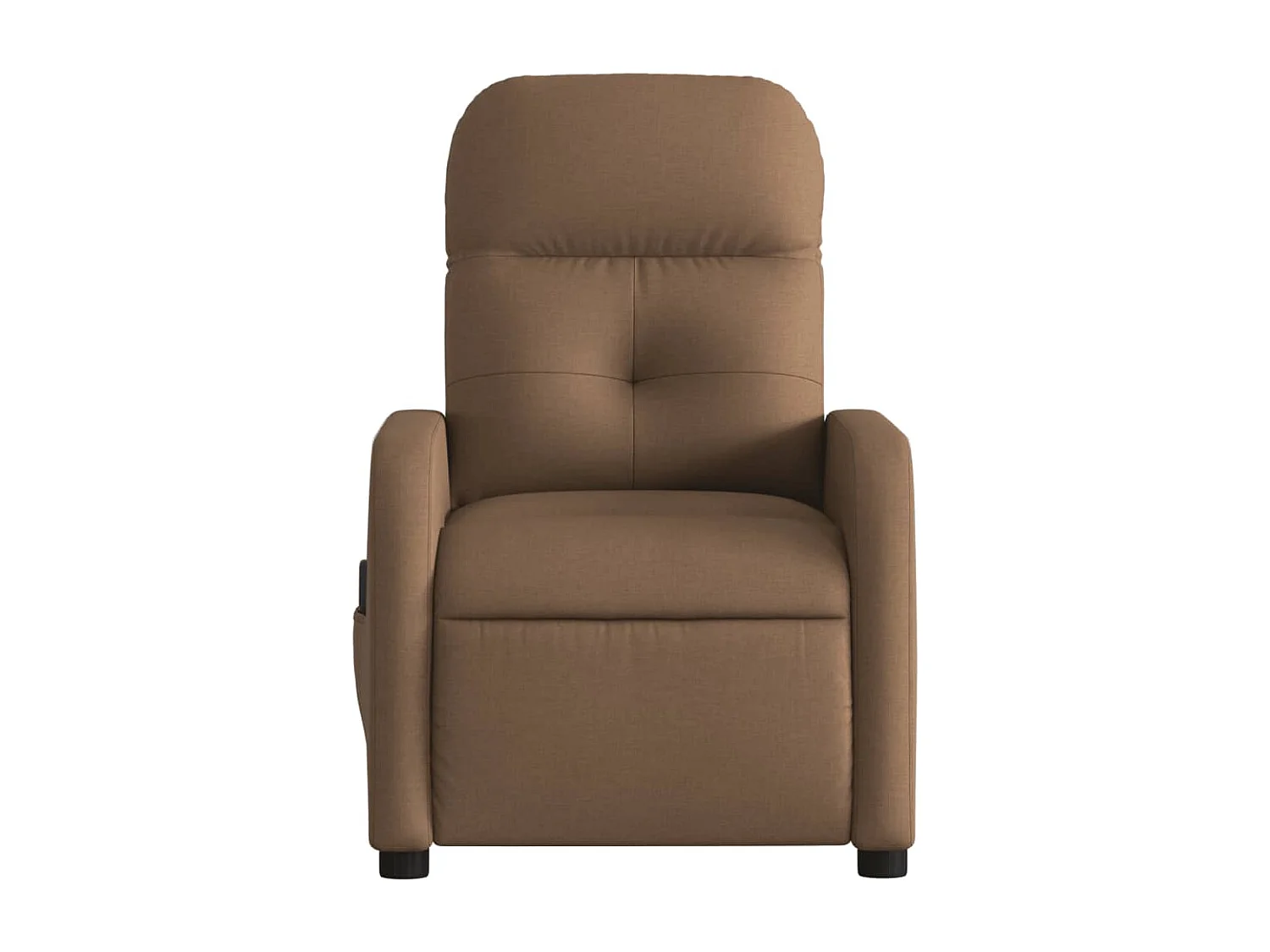 Fauteuil massant inclinable Marron Tissu