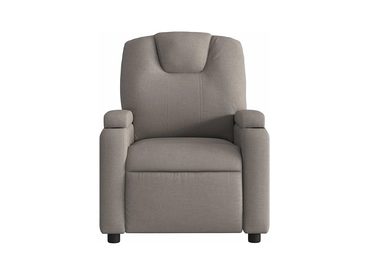 Fauteuil massant inclinable Taupe Tissu