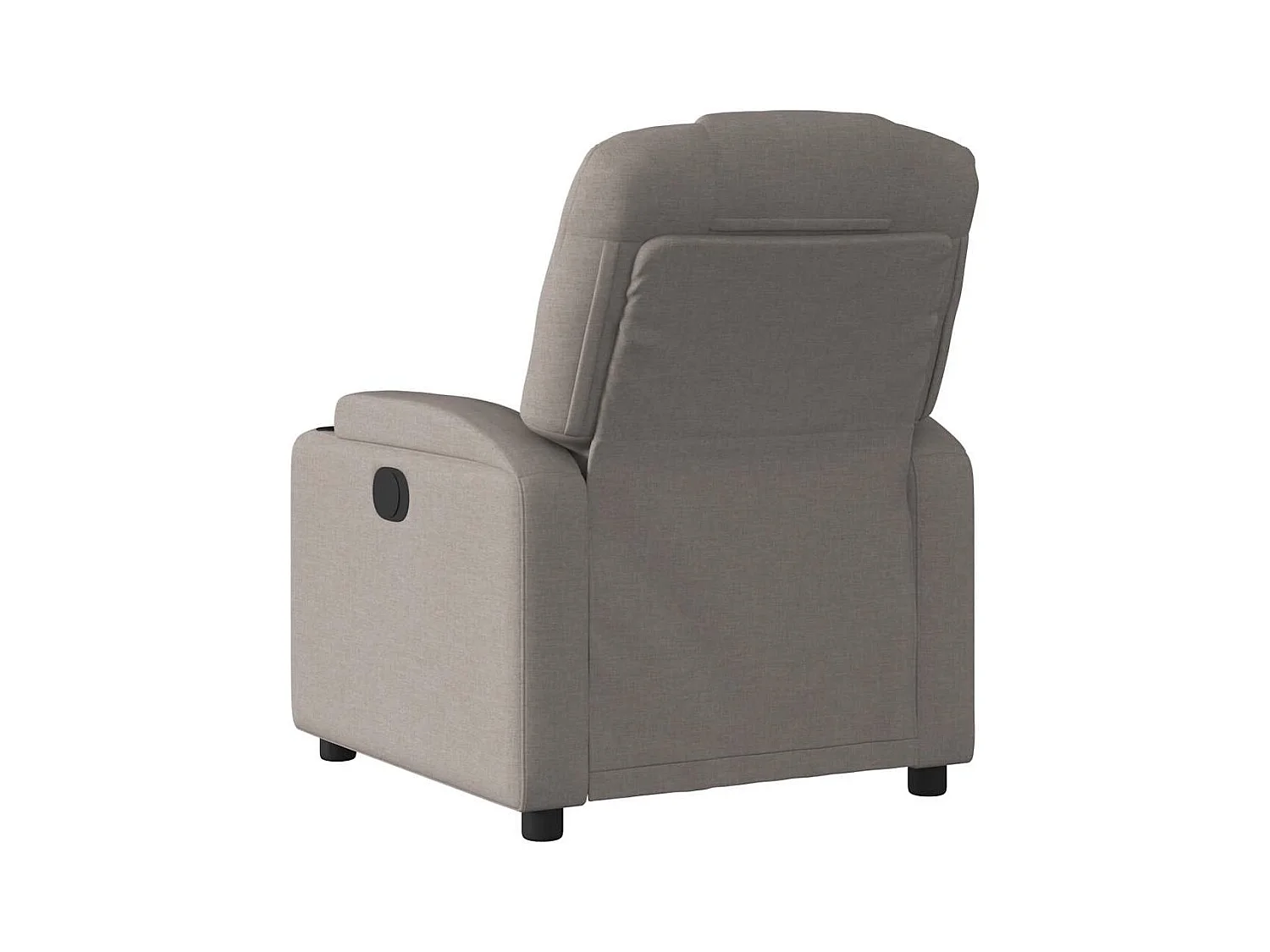 Fauteuil massant inclinable Taupe Tissu