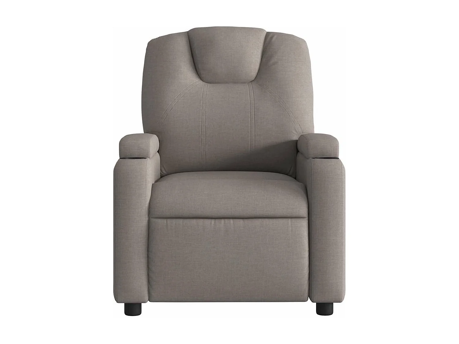 Fauteuil massant inclinable Taupe Tissu
