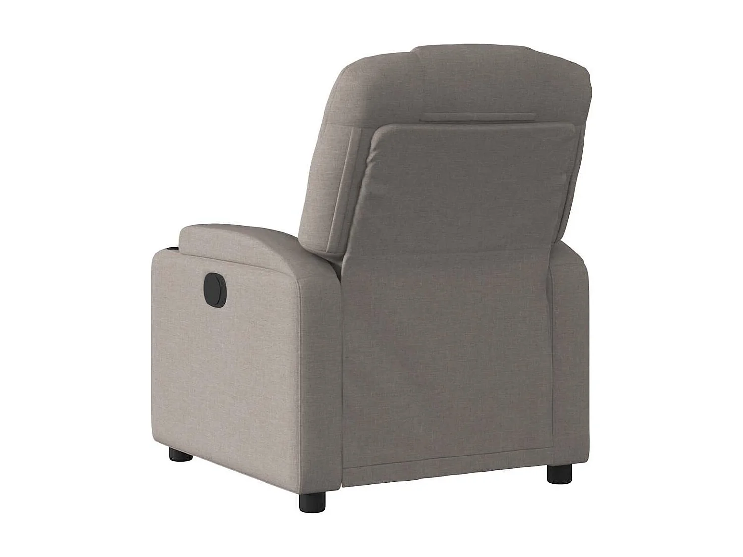 Fauteuil massant inclinable Taupe Tissu