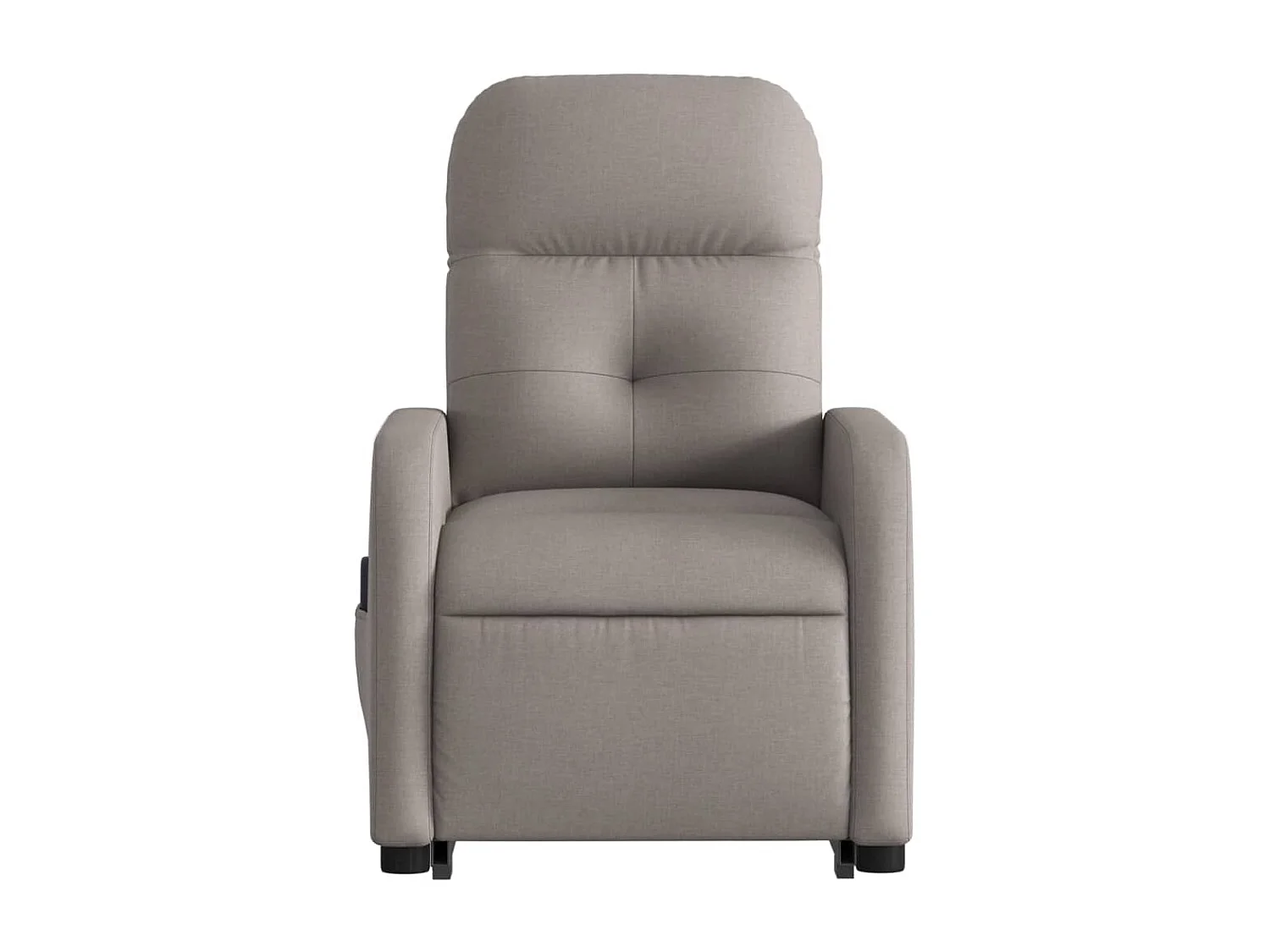 Fauteuil inclinable massant Taupe Tissu