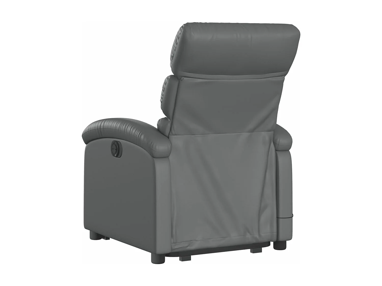 Fauteuil inclinable massant Gris Similicuir
