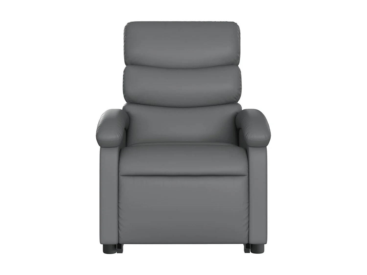 Fauteuil inclinable massant Gris Similicuir