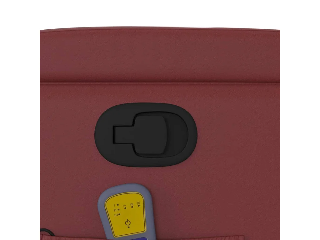 Fauteuil massant inclinable Rouge bordeaux Similicuir
