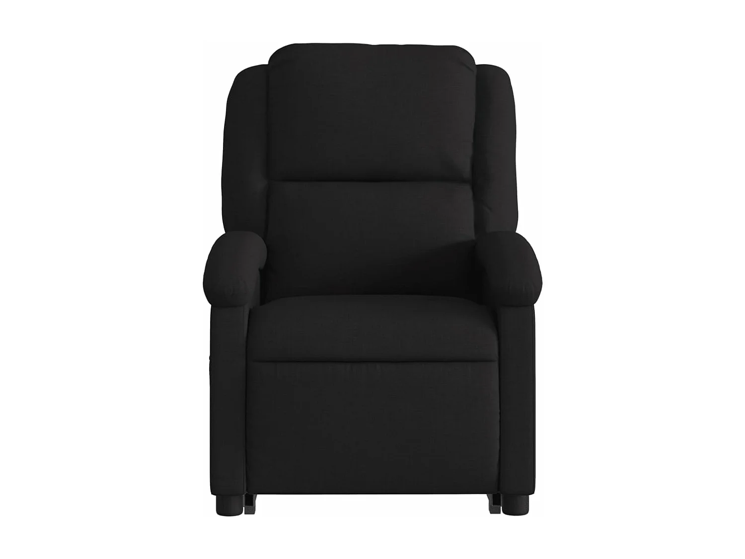Sillón de masaje eléctrico reclinable elevable tela negro