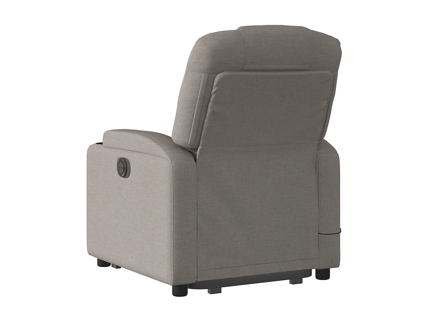 Fauteuil inclinable massant Taupe Tissu