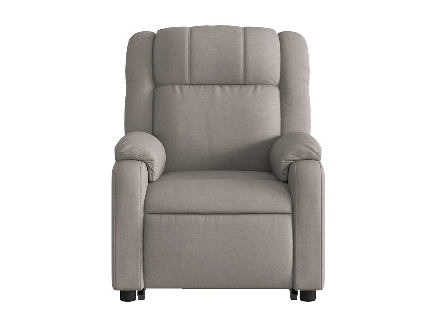 Fauteuil inclinable massant électrique Taupe Tissu