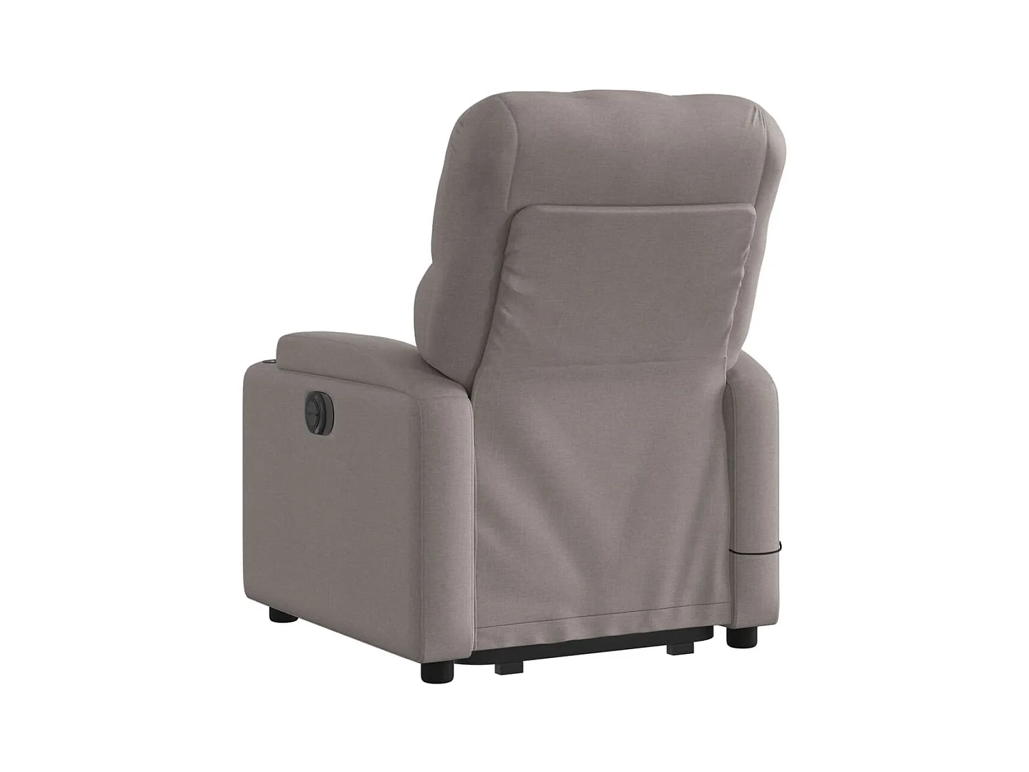 Fauteuil inclinable massant électrique Taupe Tissu