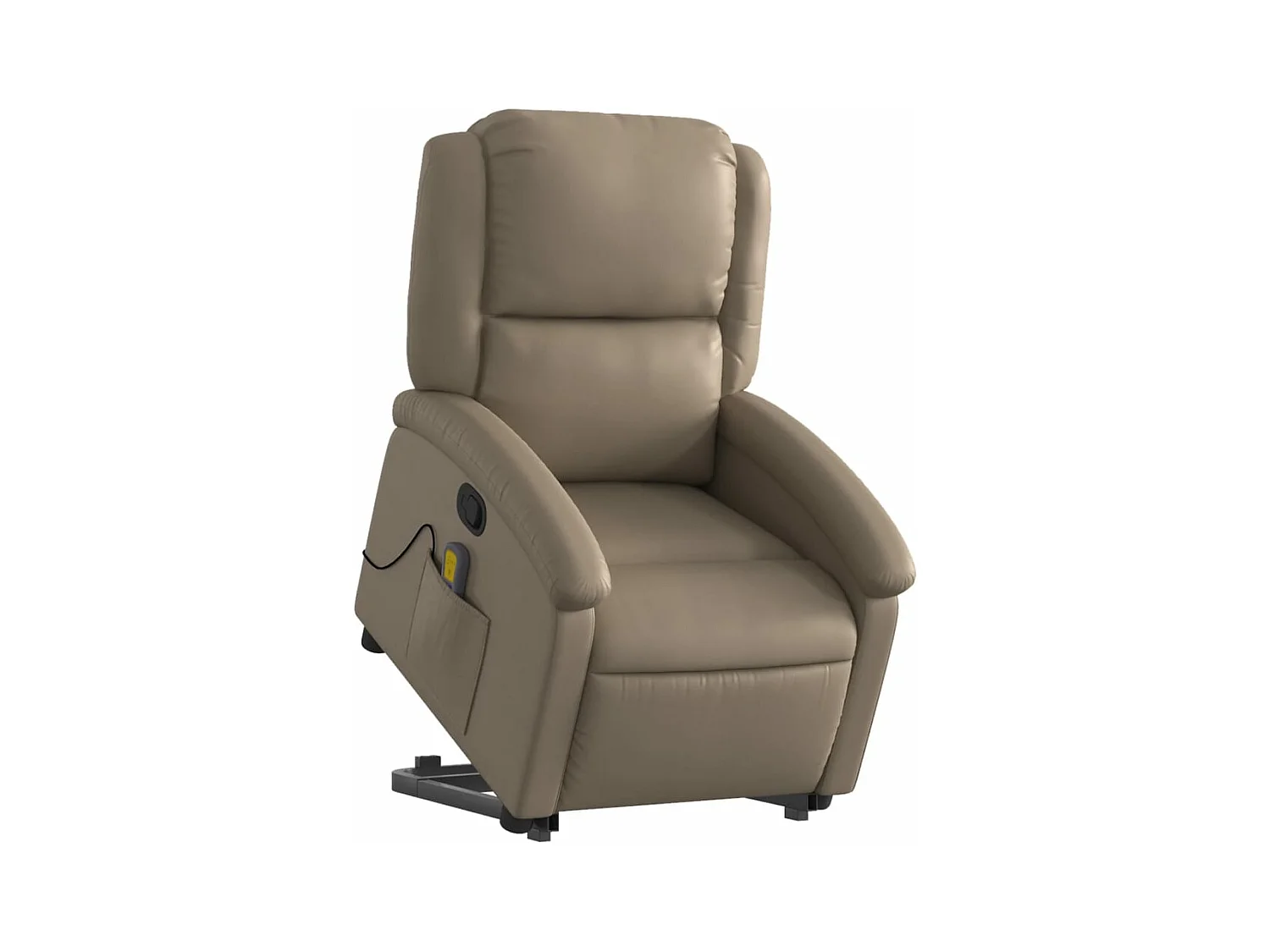 Fauteuil inclinable massant Cappuccino Similicuir
