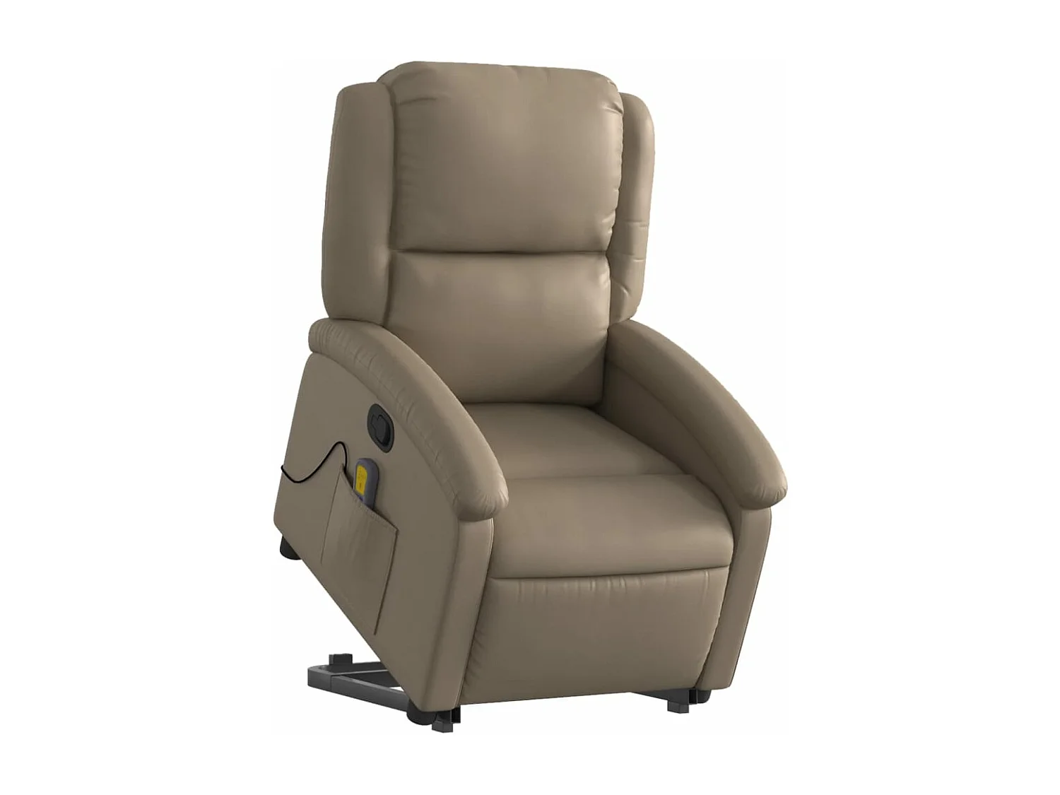 Fauteuil inclinable massant Cappuccino Similicuir