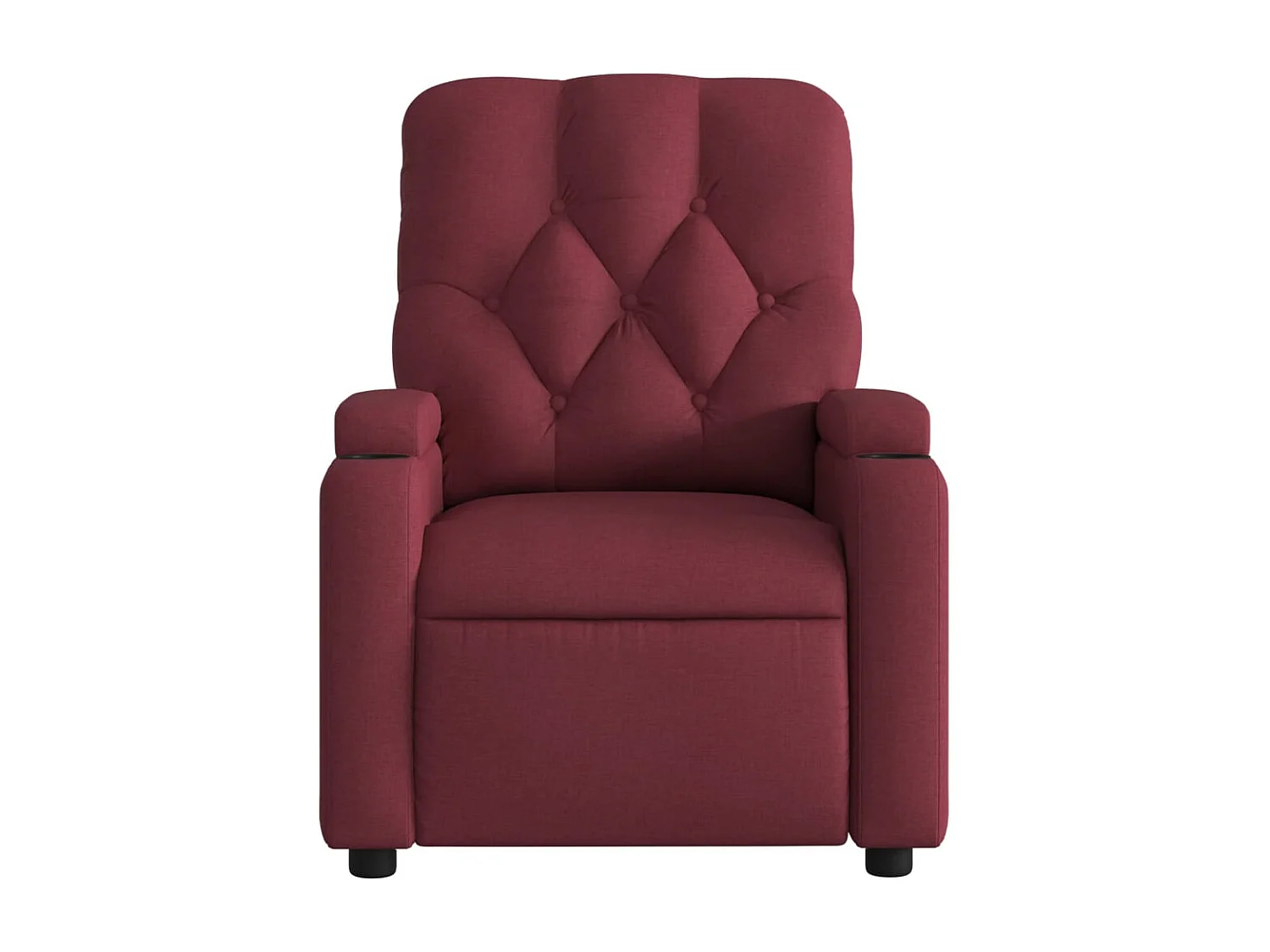 Fauteuil massant inclinable Rouge bordeaux Tissu