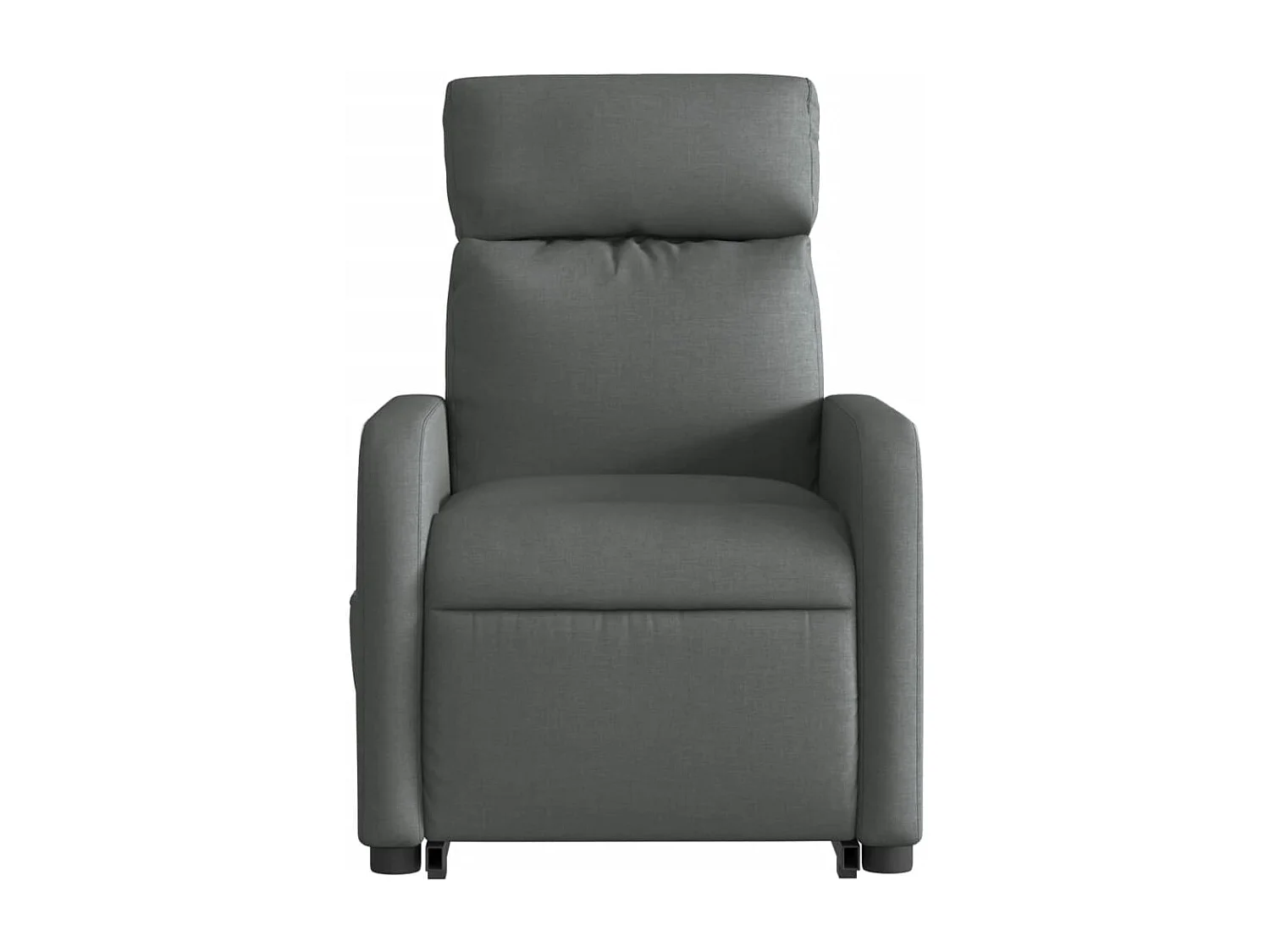 Fauteuil inclinable massant électrique Gris foncé Tissu