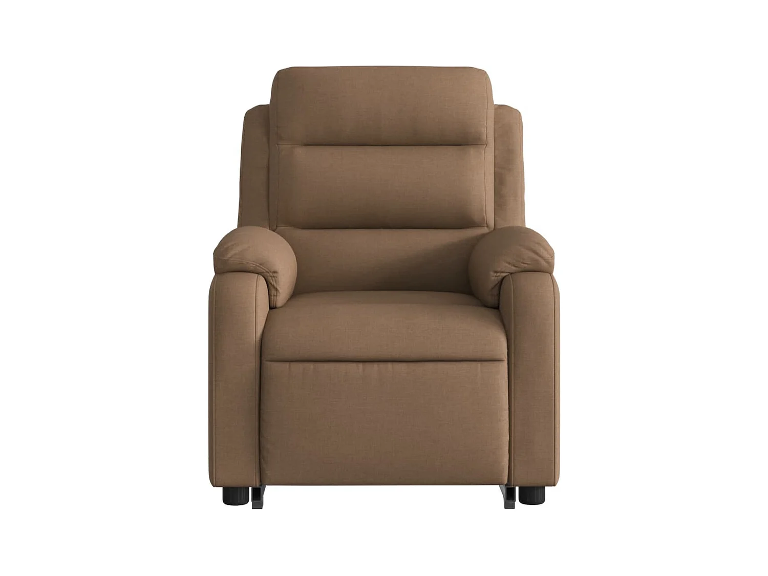 Fauteuil inclinable massant électrique Marron Tissu