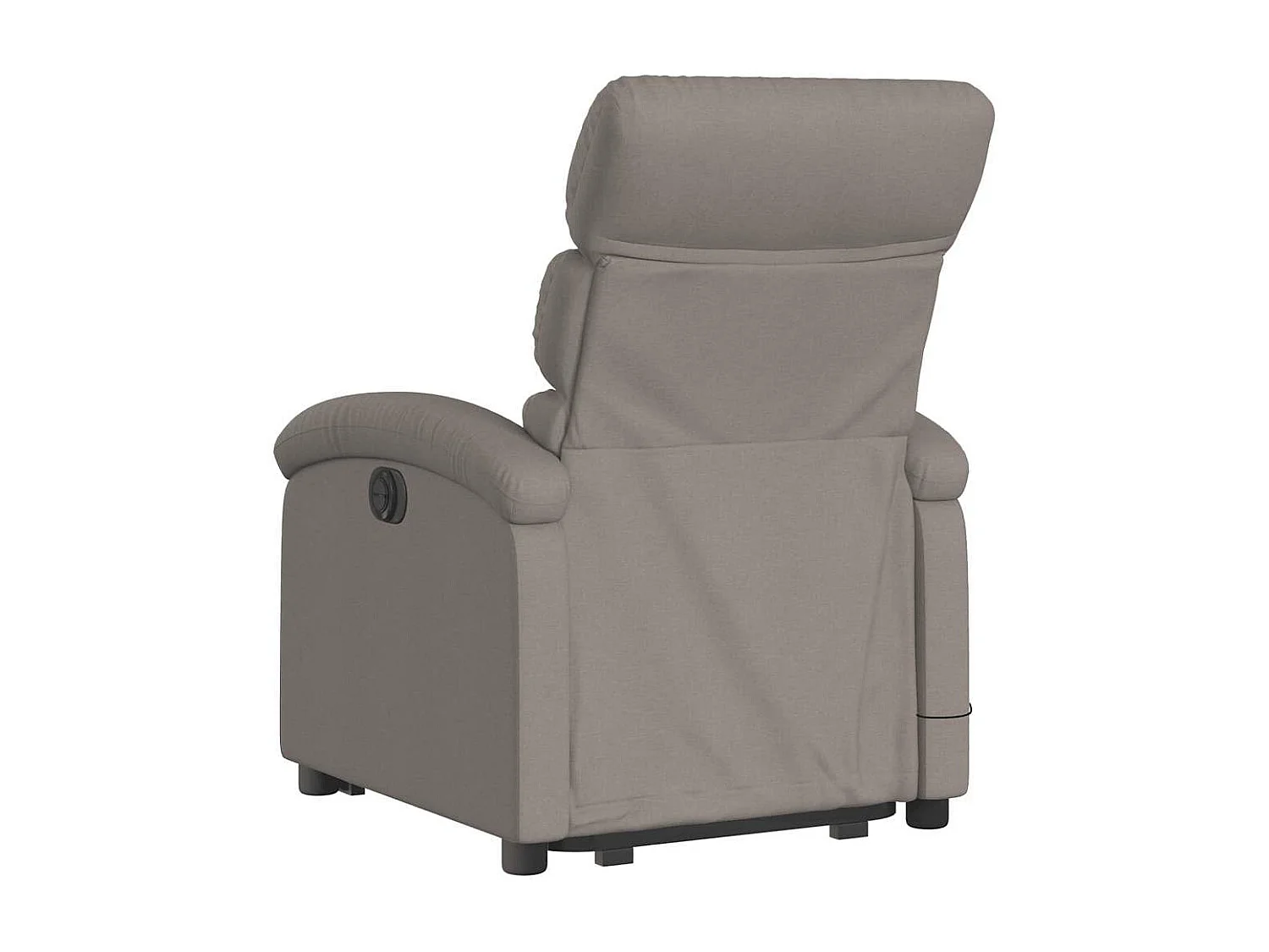 Fauteuil inclinable massant Taupe Tissu