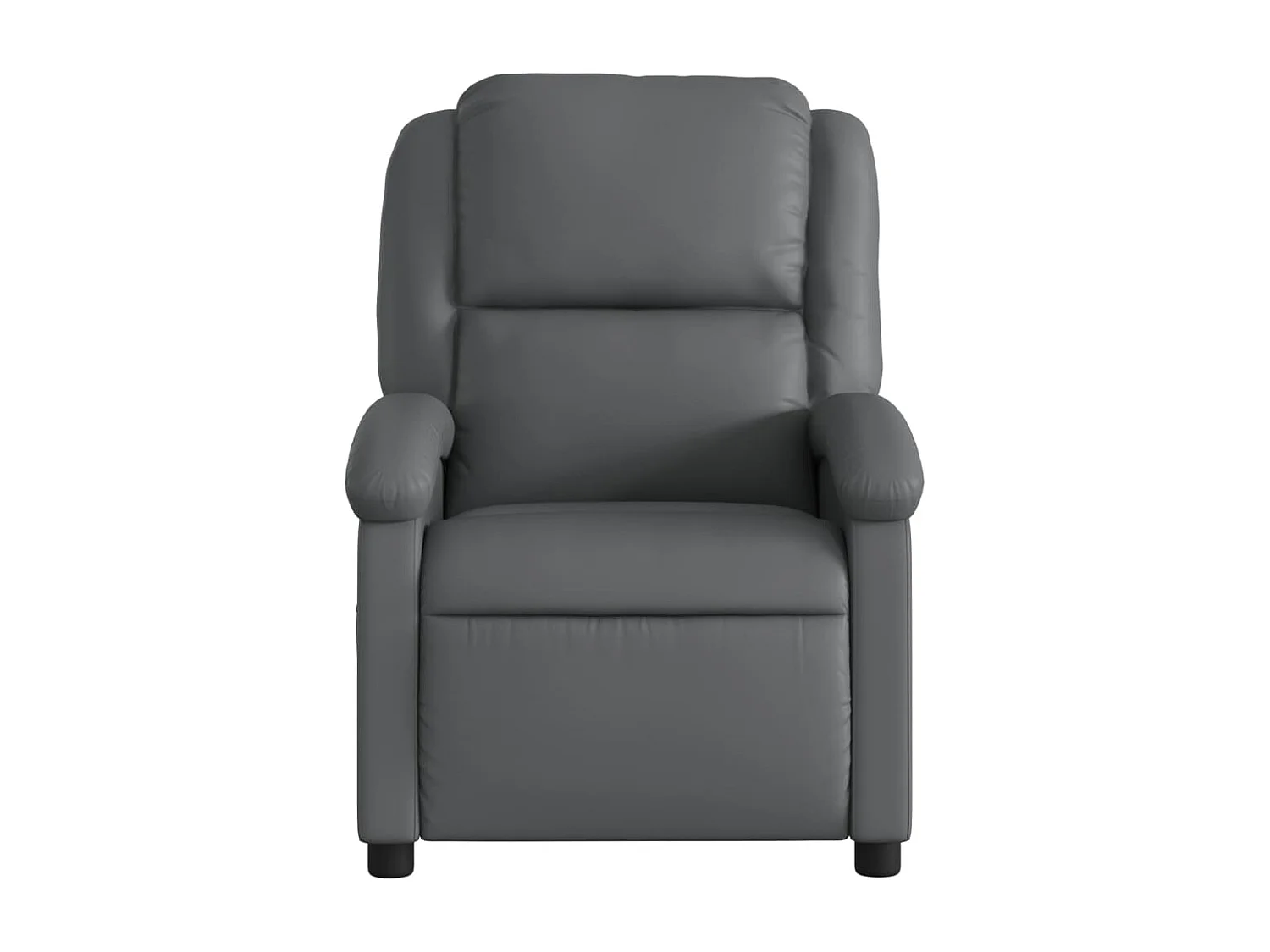 Fauteuil massant inclinable Gris Similicuir